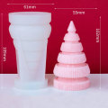 Miniatyrbilde 1 av 10: Lys Silikonform Kakeharpiksform 07 07 07