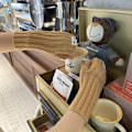 Miniatyrbillede 1 af 9: Halvfingerhandsker Strikkede handsker KHAKI khaki