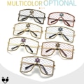 Miniatyrbillede 8 af 10: Rhinestone Mesh Glasses Y2K Solbriller C06 C06 C06