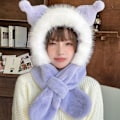 Pikkukuva 4 / 10: Talvihattu Rabbit Ears Hat PURPLE Rabbit Rabbit Purple Rabbit-Rabbit