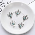 Pikkukuva 4 / 6: 30 kpl Cactus Charm Riipus turkoosi Helmet Dangle Charm Riipus