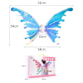 Miniatyrbillede 2 af 10: Elf Luminous Butterfly Wing Elektriske Englevinger LED LYS LED led light