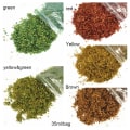 Miniatyrbilde 2 av 10: 35ml/pose Simulation Mini Leaves Miniature Static Leaf BRUN brown