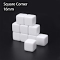 Pikkukuva 1 / 10: 10 kpl / set DND Noppa monitahoinen noppa NELIÖKULMA-16 MM NELIÖ square corner-16mm