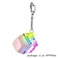 Miniatyrbillede 2 af 10: Keyboard Clicker med LED-lys Tastatur Fidget Toys LIGHT light yellow