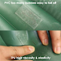 Pikkukuva 5 / 10: 5/10 kpl pyöreä nylon tarrakangaslaput VIHREÄ 5 KPL 5 KPL Green 5pcs-5pcs