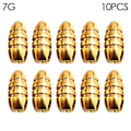 Miniatyrbilde 1 av 10: 10stk/parti Kobber Fiskebly fall Messing 7G 7G 7G