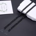 Miniatyrbilde 3 av 9: 1 Par BH Stropp BH Skulderstropper SORT 1,8CM Black 1.8cm