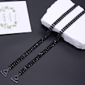 Miniatyrbillede 3 af 9: 1 Par BH Strap BH Skulderstropper SORT 2,2CM Black 2.2cm