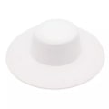 Miniatyrbilde 3 av 10: Dame Flatcap Wide Rim Filt Hat KHAKI Khaki
