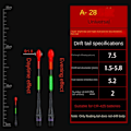 Miniatyrbilde 2 av 10: LED Fishing Smart Float Top Elektronisk flytebøye A04 A04 16&17&18&19&20-16&17&18&19&20