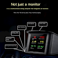 Miniatyrbillede 6 af 10: Bil Head Up Display Digital Speedometer Bil HUD Black