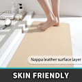 Pikkukuva 7 / 9: 1 kpl Quick Dry Bath Mat Kumimatto Ohut kylpymatto Apricot 1 Pcs-1 Pcs