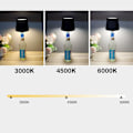 Miniatyrbillede 5 af 7: Bordlampe Natlampe HVID white