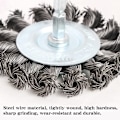 Miniatyrbillede 6 af 6: 3 STK Knotted Wire Wheel Cup Brush Twist End Brush Set Polering