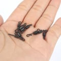 Miniatyrbilde 4 av 10: 25 stk Q-formet lager svingbar fiskekobling 6 6 6