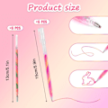 Miniatyrbillede 5 af 5: 6 STK Mejselspids Marker Pen Æstetisk Highlighter Marker Plast