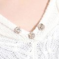 Miniatyrbillede 9 af 10: 30 STK Gratis syning Broche Perle Rhinestone knap