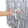 Pikkukuva 10 / 10: Rain Silk Curtain Arrangement Tupsut ROSE RED rose red