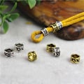 Miniatyrbillede 2 af 4: Søjle Spacer Beads Spacer Beads Kobber Stort Hul Søjlerør