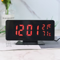 Miniatyrbillede 1 af 9: Spejl Digitalt vækkeur LED Display Digitalt vækkeur RØD Red