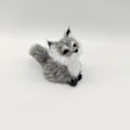 Miniatyrbillede 1 af 10: Simulering Furry Fox Model Rævefigurer GRÅ B B Gray B-B