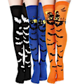 Miniatyrbild 3 av 7: Halloween strumpor Fladdermusstrumpor C C C