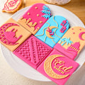Miniatyrbillede 6 af 10: Eid Al-Adha Fondant Biscuit Form Kage Stempel Form F F