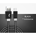 Pikkukuva 1 / 10: USB-C-johto Type-C latauskaapeli MUSTA 1 METER Black 1 Meter