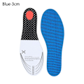 Miniatyrbild 2 av 10: Memory Foam Invisible Height Öka innersulor BLÅ-3CM Blue-3cm