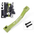 Miniatyrbilde 4 av 10: Terrengsykkel Hydraulisk skivebremsecaliper GRØNN 203MM Green 203mm