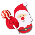 Pikkukuva 1 / 10: Joulukortti Lollipop-kortti JOULUKUPAKKI JOUKKU Santa Claus