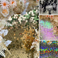 Pikkukuva 5 / 10: Kuusikulmainen Shimmer Board Sequin Panel MUSTA MUSTA Black