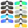 Miniatyrbillede 3 af 10: Clip-on solbriller Polariseret MIRRORED GULD MIRRORED GULD Mirrored Gold
