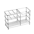 Miniatyrbillede 1 af 10: Tandbørsteholder Opbevaringsstativ SØLV 6 GRIDS silver