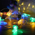 Miniatyrbillede 9 af 10: Havfrue Halelampe String Led Lys FARVE FARVE colour