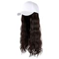 Miniatyrbilde 5 av 9: Connect Wig Justerbar LYSEBRUN SORT HUE SORT HUE light brown Black hat-Black hat
