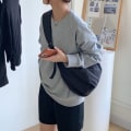 Miniatyrbild 5 av 10: Axelväska Crossbody-väska SVART black