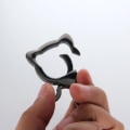 Miniatyrbillede 7 af 9: 4 stk Spring Ring Spænder Karabinhagepunge Håndtasker SORT Black