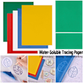 Miniatyrbild 1 av 11: 10 STK Kolpapper Broderi Tracing Bumf För Tyg GUL yellow 23cm*14cm