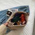 Miniatyrbillede 6 af 10: Skuldertaske Messenger taske SORT black