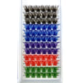 Miniatyrbilde 1 av 6: 72 klynger Individuelle øyevipper Fargerike 16MM 16MM 16mm
