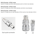 Pikkukuva 9 / 10: Pneumaattiset liittimet Ilmakompressoriletkun pikaliitin PP-30 PP-30 PP-30