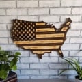 Pikkukuva 7 / 7: Amerikan lippu Puinen lippu 2 2 2