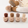 Pikkukuva 9 / 10: Talvisukat pehmeät puuvillaiset karhusukat Caramel-M(1-3Y)