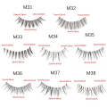 Miniatyrbilde 3 av 10: Naturlige falske øyevipper Faux Mink Lashes M37 M37 M37