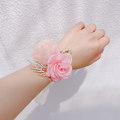 Miniatyrbilde 6 av 10: Bride Wrist Flower Rose Armbånd 01 01