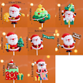 Miniatyrbillede 3 af 10: 1/5 STK Christmas Cake Toppers Glædelig jul 3 3 3