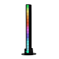 Miniatyrbilde 1 av 10: RGB Nattlampe Music Rhythm Light SORT 16LED MED APP 16LED Black 16Led with app-16Led with app