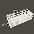 Miniatyrbilde 2 av 9: Reagensrørstativ i plast Avtakbar (21 hull) Rørboks 21 hull